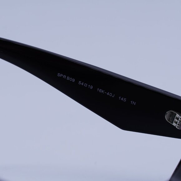 Prada PRB09S 16K40J Sunglasses Black Butterfly Frame, Violet Lenses main image 9